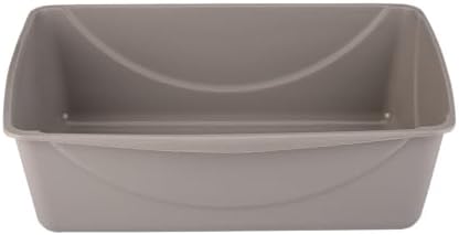 Petmate Open Cat Litter Box, XL Nonstick Pan, Mouse Grey - Image 2