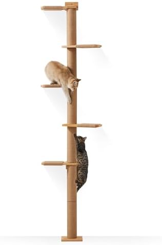 FUKUMARU Wall-Mounted Cat Tree for Small & Medium Cats by FUKUMARU