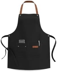 Kitchen Apron Waterproof with Pockets, Oil Proof Adjustable by Unknown