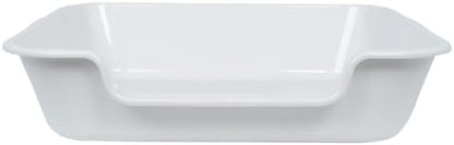 Extra Large Low Entry ABS Cat Litter Box, Light Gray, 1 Pack - Image 3