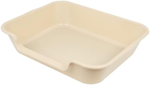 Extra Large Low Entry ABS Cat Litter Box, 1 Pack by Ying+Tutu