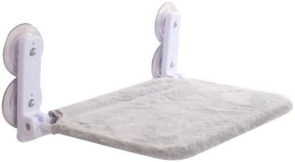 Cat Window Perch for Indoor Cats, Rabbit Fur mesh, 11.8" x 17.7" by BOLIAN