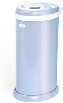 Ubbi Stainless Steel Diaper Pail, No Special Bag, Odor-Locking, Cloudy Blue by Unknown