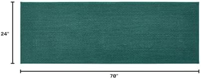 TYUU Bathroom Runner Rugs, Long Bath Mat Runner Washable Thin Quick Dry Low - Image 2