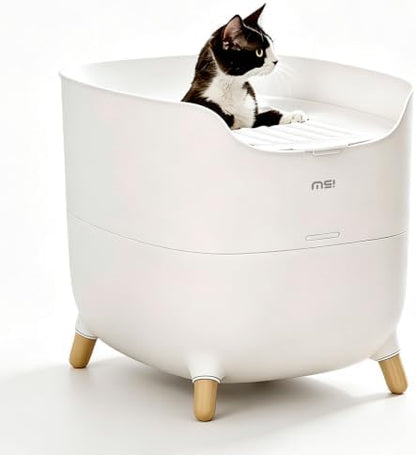 MS!MAKESURE Large Top Entry Cat Litter Box by MS%EF%BC%81MAKESURE