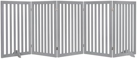 unipaws 36”H Free Standing Pet Gate by unipaws