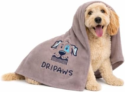 Microfiber Dog Towel for Drying Dogs, Super Absorbent Soft Pet Grooming Towel by Unknown