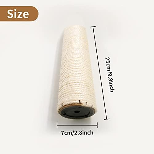 10" Cat Scratching Replacement Posts Sisal Spare Scratcher Refill Post - Image 3