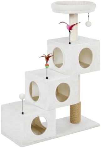 YUNIQUE Small Cat Tree for Indoor Cats, Cat Tower - Image 2
