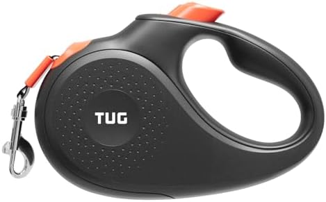 TUG 360° Tangle-Free Retractable Dog Leash | 16 ft Strong Nylon Tape by TUG