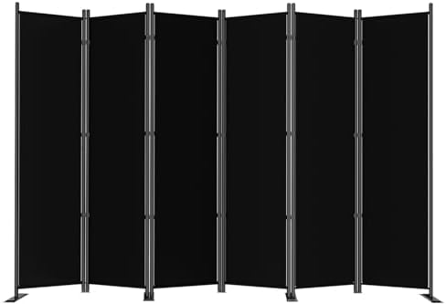 SUNALLY Room Divider Privacy Screens, 6 Panel Divider by SUNALLY