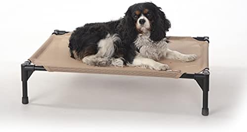 K&H Outdoor Elevated Dog Bed, Cooling Raised Dog Bed, Medium 32x25in by KHPetProducts