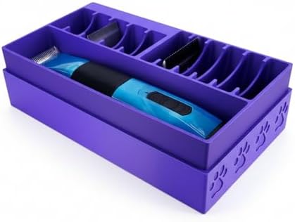 Pet Clipper Blade Holder with Dustproof Lid, Organizer by Unknown