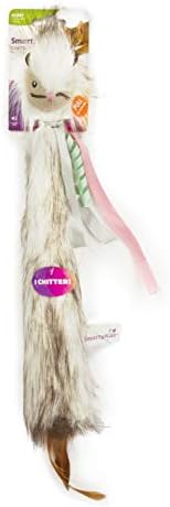 SmartyKat Chitter Critter Squirrel Electronic Sound Plush Kicker Cat Toy by SmartyKat