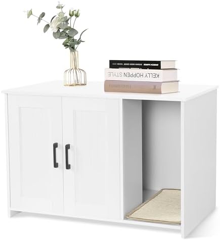 DWANTON Cat Litter Box Enclosure, by DWANTON