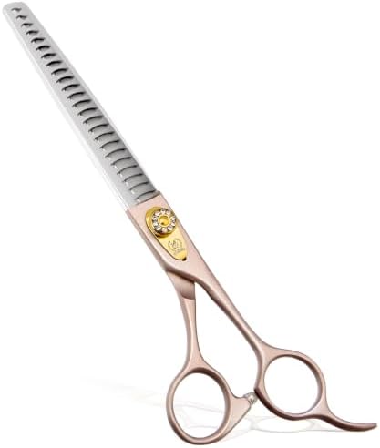 Thinning Shears for Dogs and Cats Pet Grooming Scissors Chunkers Shears 440C by FenicePeak