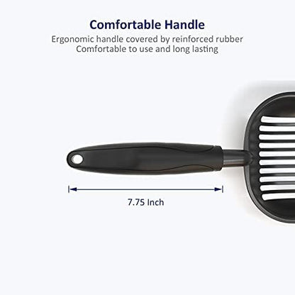 WePet Cat Litter Scoop, Non-Stick Plated Aluminum Alloy Sifter, Kitty Durable - Image 4