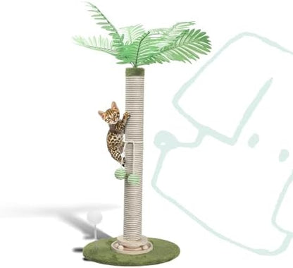 Cat Scratching Post 34 Inch by POMESEA