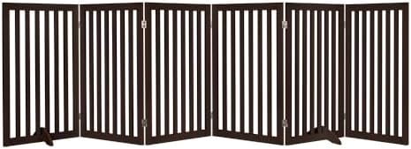 unipaws 120" Extra Wide Pet Gate and Pet Playpen Combination by unipaws