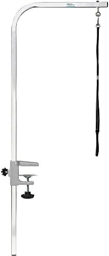 Pet Edge Master Equipment Silver Aluminum Pet Grooming Arm & Clamp – Adjustable by PetEdge