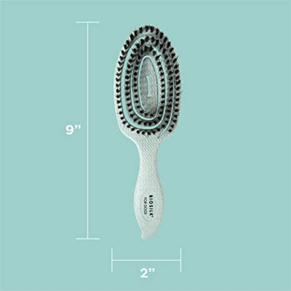BioSilk for Dogs Eco-Friendly Boar Hair Bristle Brush - Image 6