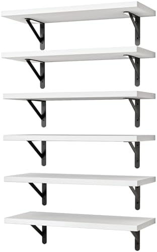 YGEOMER 16.5 Inch Floating Shelves by YGEOMER