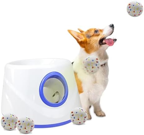 Automatic Dog Ball Launcher-Interactive Dogs Balls Thrower by Rerbio