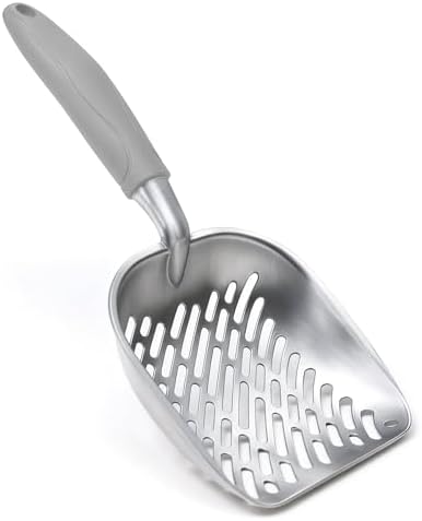 Cat Litter Scoop, Large Long Handle Kitty Metal Scooper by Unknown