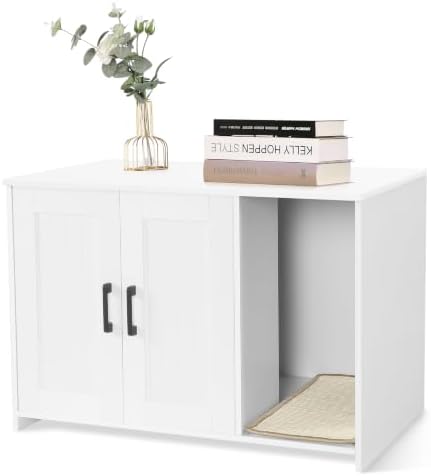 DWANTON Cat Litter Box Enclosure, by DWANTON