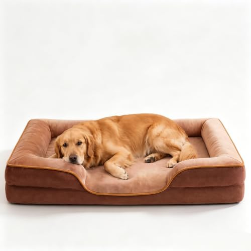 Sweetcrispy Orthopedic Large Dog Bed, Waterproof Pet Sofa Supportive Bed by Sweetcrispy