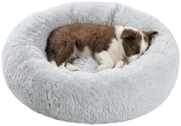 SAVFOX 23 inches Calming Donut Dog Bed by SAVFOX