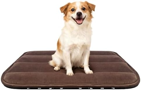 Dog Bed Mat, Reversible Dog Crate Pad by FogkissComfyPawsHome