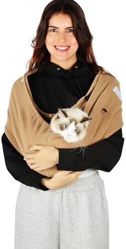 Cat Sling Carrier, Hands-Free Pet Sling by Unknown