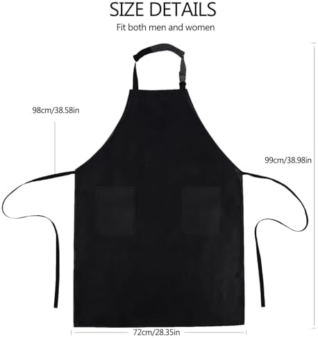 Homsolver 2 Pack Waterproof Dishwasher Rubber Adjustable Apron - Image 5