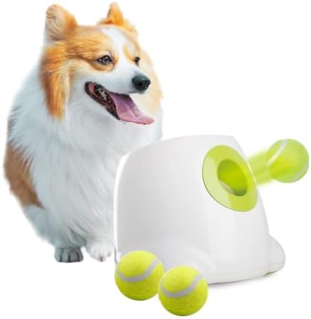 ALL FOR PAWS Automatic Dog Ball Launcher, Interactive Fetch Toy for Small to by Home
