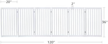 unipaws 120" Extra Wide Pet Gate and Pet Playpen Combination - Image 7