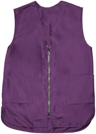 Betty Dain Glitz Rhinestone Zipper Salon Stylist Vest - Image 6