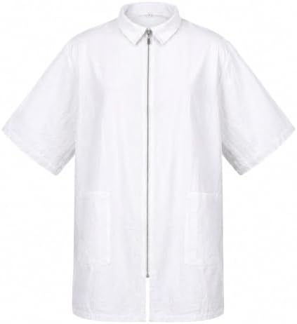 TOPTIE Nylon Salon Hairstylist Apron Barber Jacket - Image 2