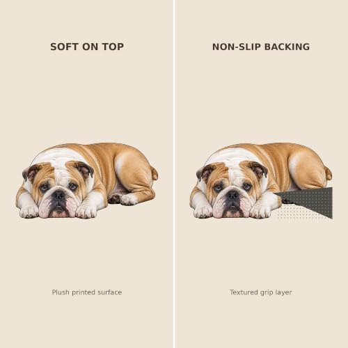 3D Realistic Dog Shaped Bath Mat & Floor Rug - Image 5