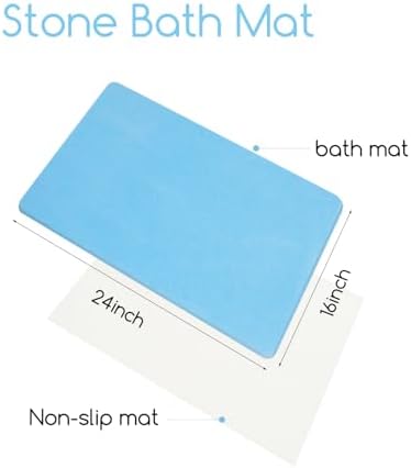 Stone Bath Mat 24"x16" - Image 2