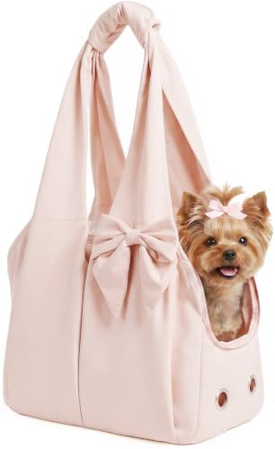 Fashion Dog Purse Carrier for Small Dogs and Cats, Soft-Sided Puppy Tote Bag Up by Unknown