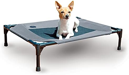 K&H Outdoor Elevated Dog Bed for Small & Medium Pets, Medium 32x25in by KHPetProducts