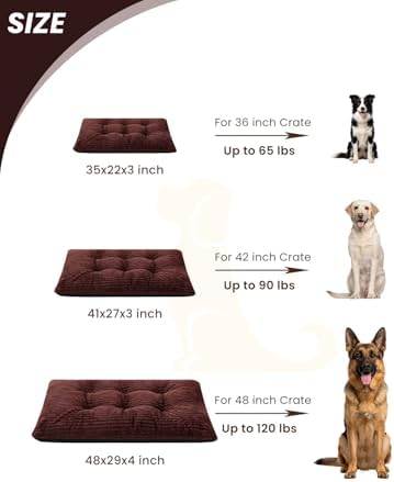 KSIIA Washable Dog Crate Bed Kennel Mat - Image 6