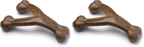 Benebone Wishbone Dog Chew Toy for Aggressive Chewers | Real Bacon Flavor | by Benebone