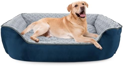 JOEJOY Rectangle Dog Bed for Large Medium Small Dogs by JOEJOY