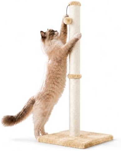 Dimaka 34" Height Tall Cat Scratching Post, Claw Scratcher by DIMAKA