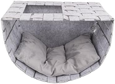 Trixie Frehi Wall Mount Cat Condo Set, 2 Condos and 2 Steps, Light Gray - Image 4