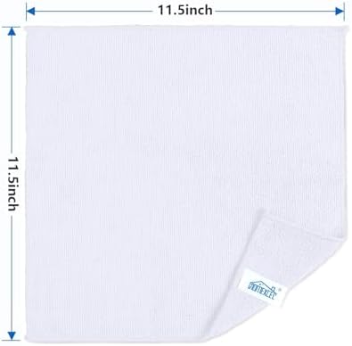 HOMEXCEL 8PK Microfiber Cleaning Cloth, Cleaning Rags - Image 2