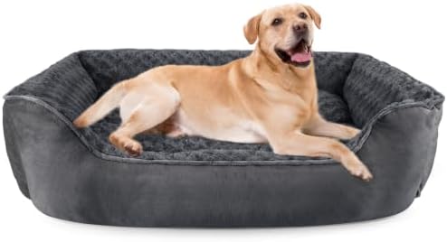 JOEJOY Rectangle Dog Bed for Large Medium Small Dogs by JOEJOY