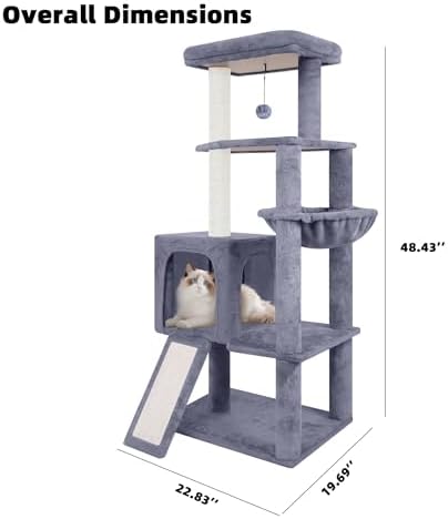 TWDEPART 55" All-in-One Cat Tree Tower - Image 2